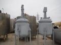 Реактора нержавеющие, объём - 0,63 куб.м., с рубашкой и мешалкой