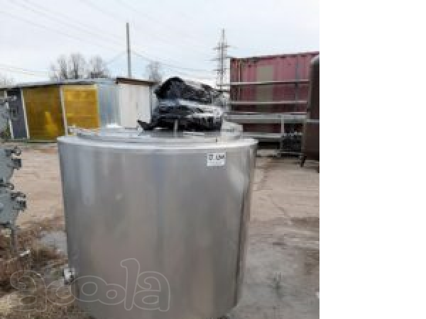 Ёмкость нержавеющая, объём - 0,350 куб.м., рубашка, мешалка, термос, инв 1246