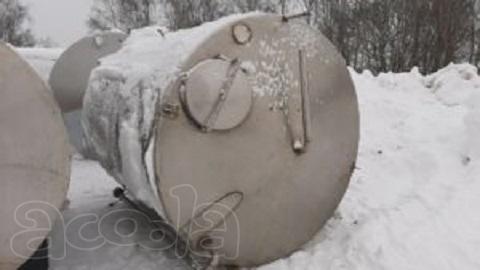 Ёмкость нержавеющая, объём - 7 куб.м., вертикальная