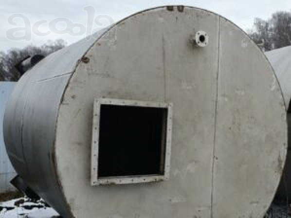 Ёмкости нержавеющие, объём -15 куб.м., вертикальные