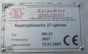 Инъектор Karpowicz NK-27, 27 игл