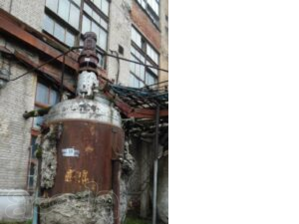 Реактор нержавеющий, объём - 5 куб.м., с рубашкой, мешалкой