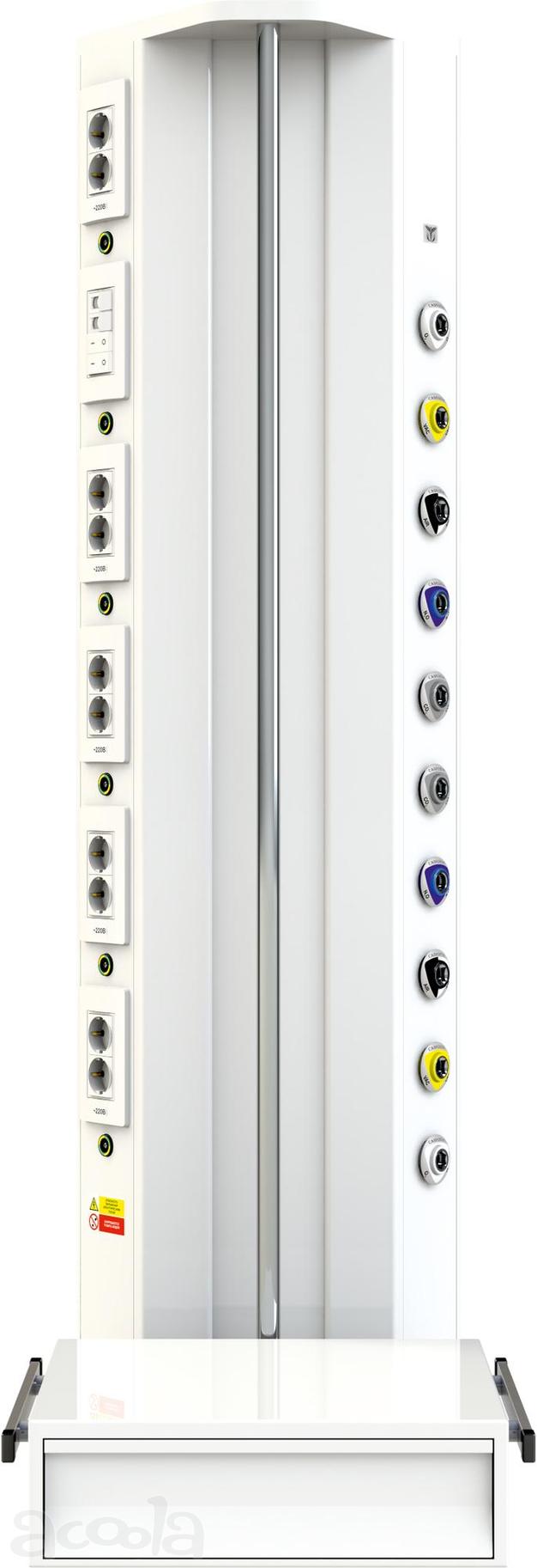 Вертикальная медицинская консоль CADUCEUS CS07L