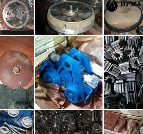 Новые запчасти к тельферам болгарского производства