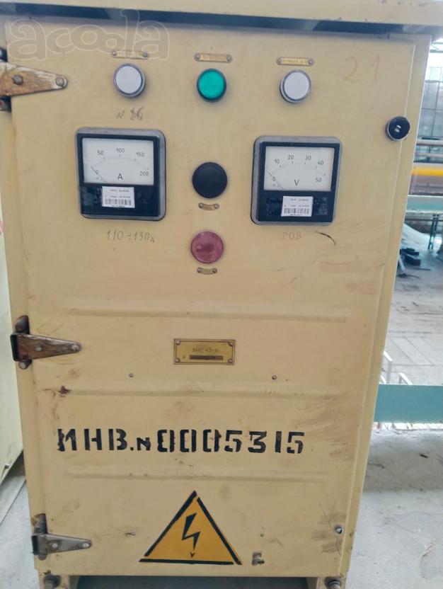Выпрямитель ВАКС 30/4.5 N-132ПО14187 1990 г.в.